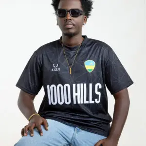 1000 HILLS BLACK LINE | Season 2 Football Jersey by KIZA