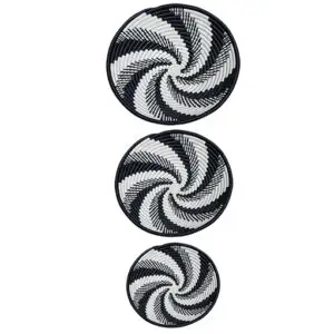 Intango woven black set
