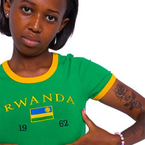 Rwanda green baby tee - Image 3