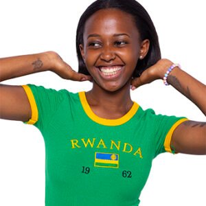 Rwanda green baby tee - Image 7