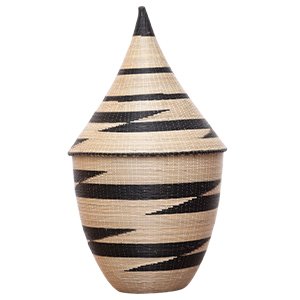 Handwoven Traditional Rwandan Peace Basket – Grass and Banana Leaf Decor – Ethical Handmade Gift – Authentic Rwandan Home Accent – Made in Rwanda – Fair Trade