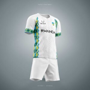 RWANDA WHITE – SEASON 1 | KIZA Football Jersey - Image 3