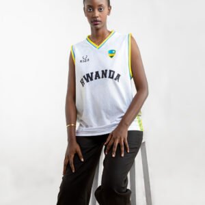 RWANDA WHITE | Season 1 Basketball Jersey by KIZA - Image 4