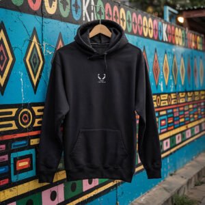 Black Kigali Hoodie – Limited Edition Rwandan Streetwear | Only 50 Made - Image 9