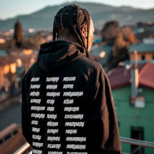 Black Kigali Hoodie – Limited Edition Rwandan Streetwear | Only 50 Made - Image 3