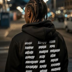Black Kigali Hoodie – Limited Edition Rwandan Streetwear | Only 50 Made - Image 5