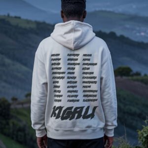 White Kigali Hoodie – Limited Edition Rwandan Streetwear | Only 50 Made - Image 6